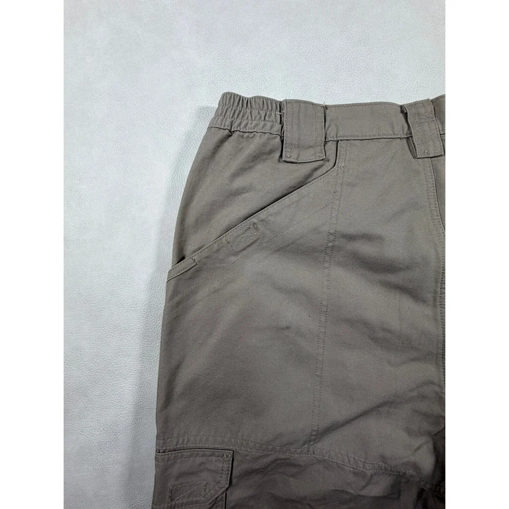 5.11 Tactical Series Mens 38x32 Khaki Tan Cotton Canvas‎ Utility Hiking Pants
